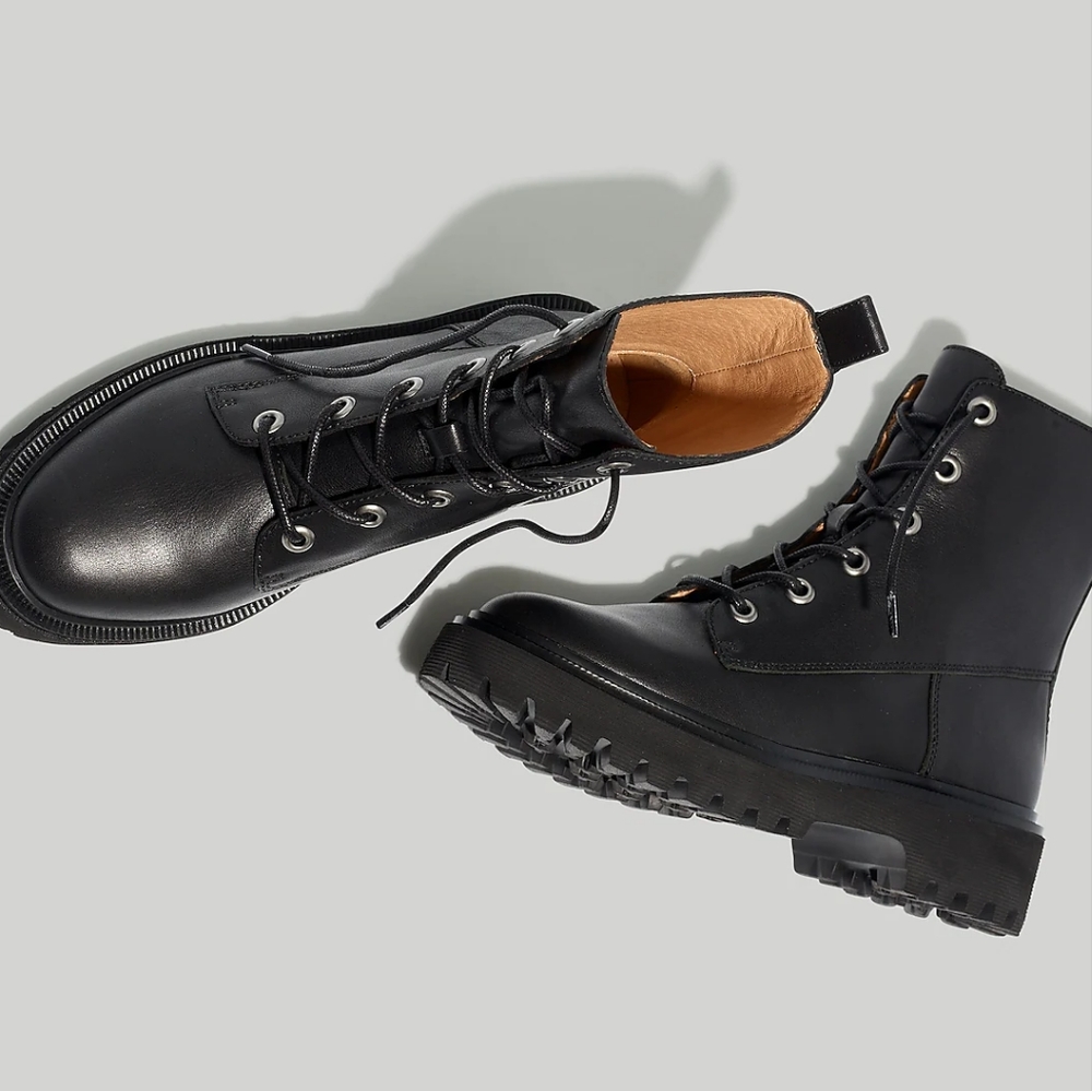 Madewell Reyna Lace up Boot